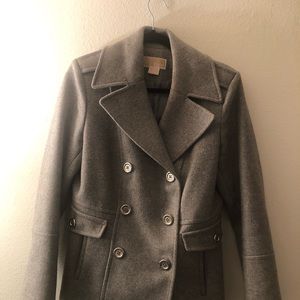 Michael Kors Gray Peacoat
